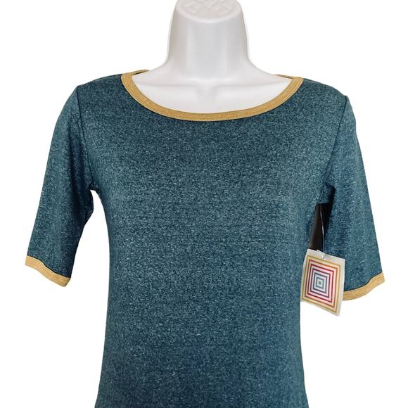 NWT LuLaRoe Julia Dress Raglan Sleeve Bodycon Pencil Color Block Modest Size XXS - Picture 3 of 16